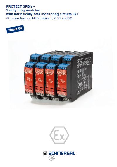 Schmersal PROTECT SRB Safety relay modules with intrinsically safe monitoring