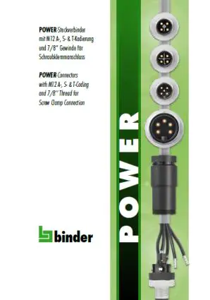 Binder Power catalogue